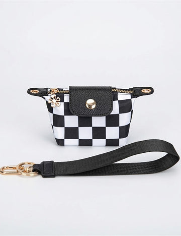 Color Block Checkerboard Portable Shoulder Bag 6W10BBG1930