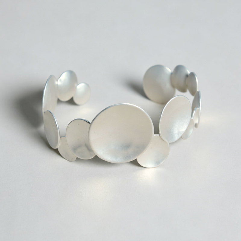Irregular Disc Open Ring - DippedShop Wholesale - #0435