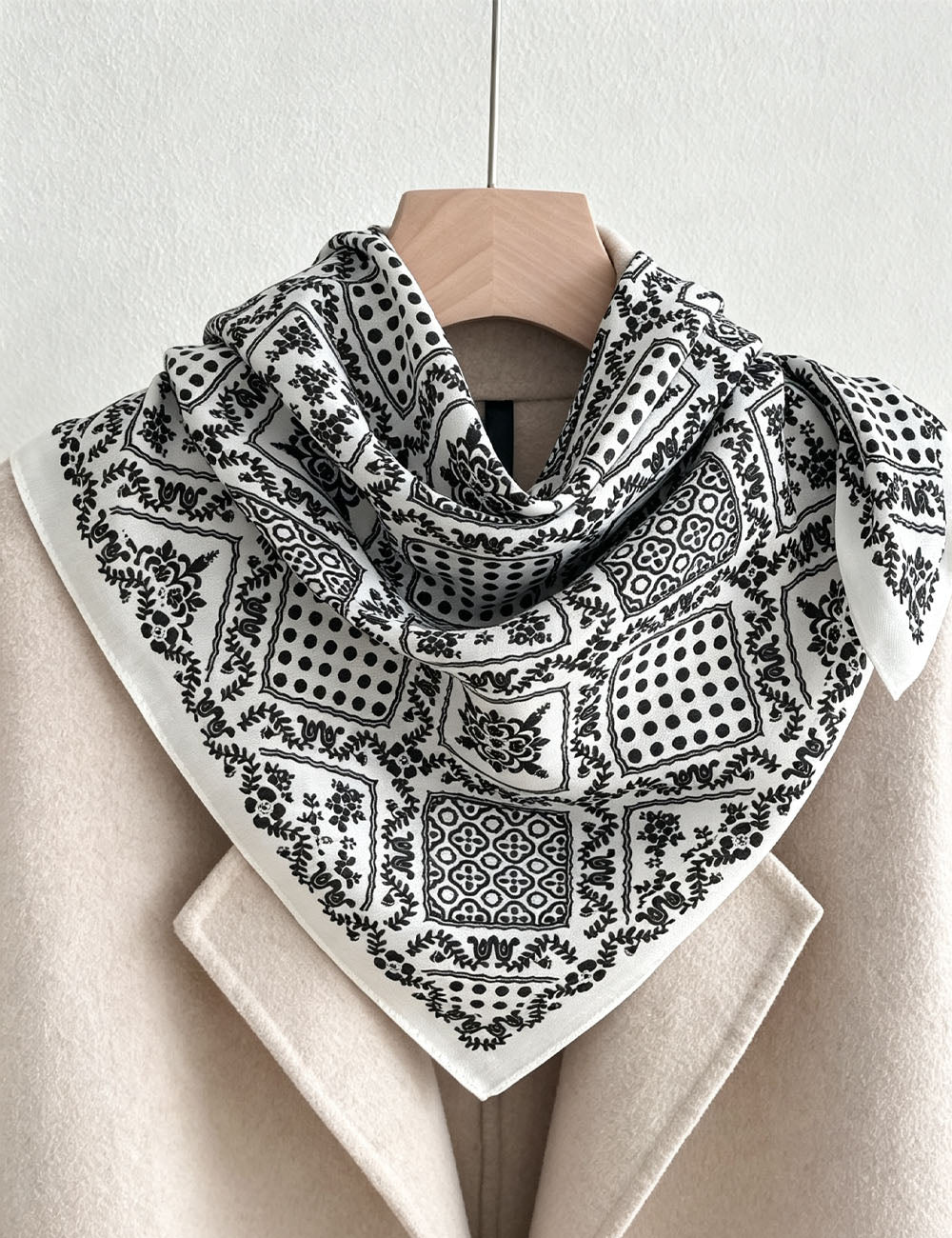 Square Silk Scarf - DippedShop Wholesale - #8403