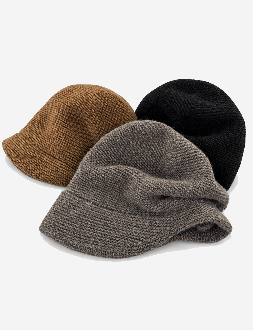 Minimalist Solid Color Angora Knit Beanie 6W6HAT718