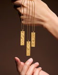Vintage Rhinestone Gold Plated Pendant Necklace 6W6JNC640