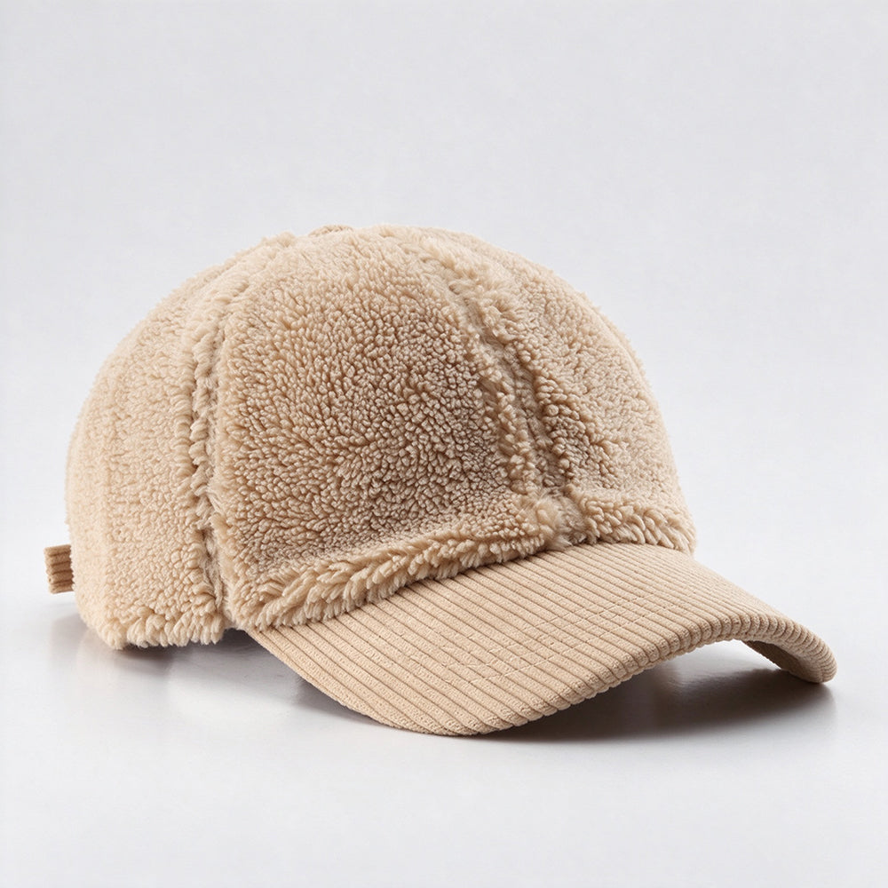 Sherpa Corduroy Baseball Cap - DippedShop Wholesale - #8611