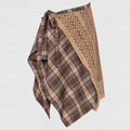 Trendy Asymmetrical Plaid Paisley Print Hip Scarf 6W1SL40