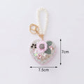 3D Floral Rhinestone Bag Charm - DippedShop Wholesale - #8899