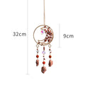 Natural Stone Moon Crystal Pendant Hanging Suncatchers MK2CZAS6H7HLS81