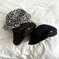 Trendy Leopard Print Color Block Newsboy Cap 6W6HAT796