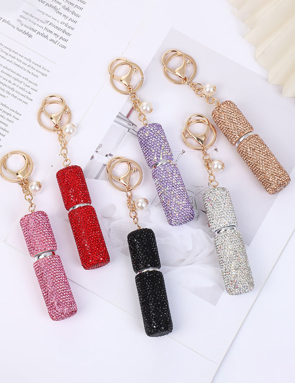 Perfume Bottle Bag Charm - DippedShop Wholesale - #5763