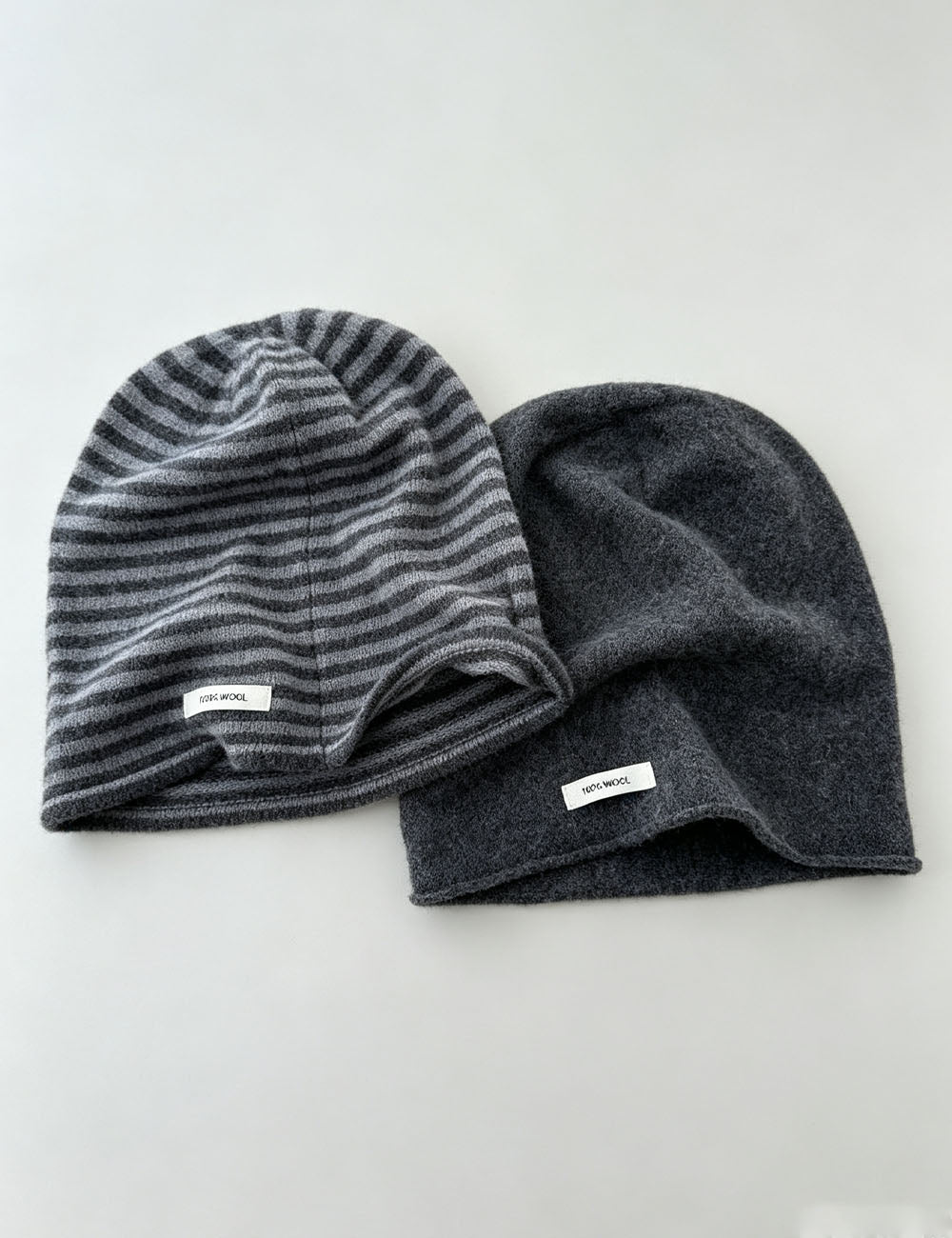 Wool Blend Color Block Beanie - DippedShop Wholesale - #6259