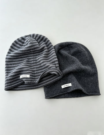 Wool Blend Color Block Beanie - DippedShop Wholesale - #6259