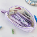 Cute Plaid Puppy Pattern Portable Pencil Case 6S10BOB1063