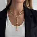 Chunky Statement Y Necklace - DippedShop Wholesale - #2099