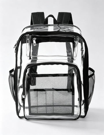 Stylish Transparents PVC Waterproof Backpack 6S10BBG1476