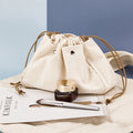 Minimalist Solid Color Drawstring Cosmetic - DippedShop Wholesale - #3923