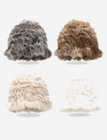 Elegant Faux Rabbit Fur Bucket Hats 6W6HAT679