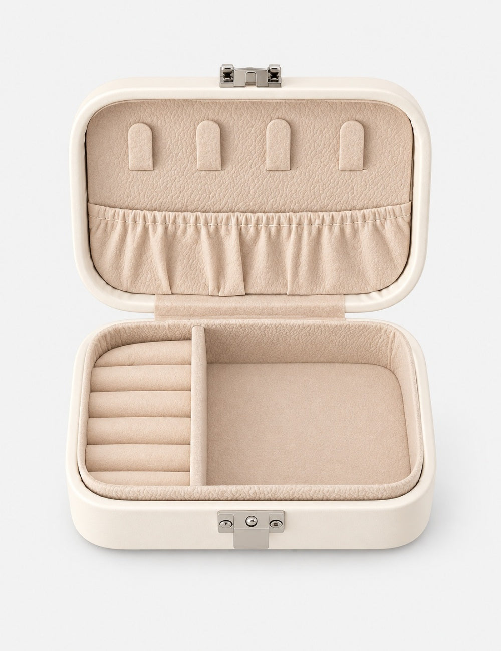 Cute Portable Large Capacity PU Jewelry Case 6W13HSJ123