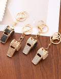 Rhinestone Whistle Keychain - DippedShop Wholesale - #5571