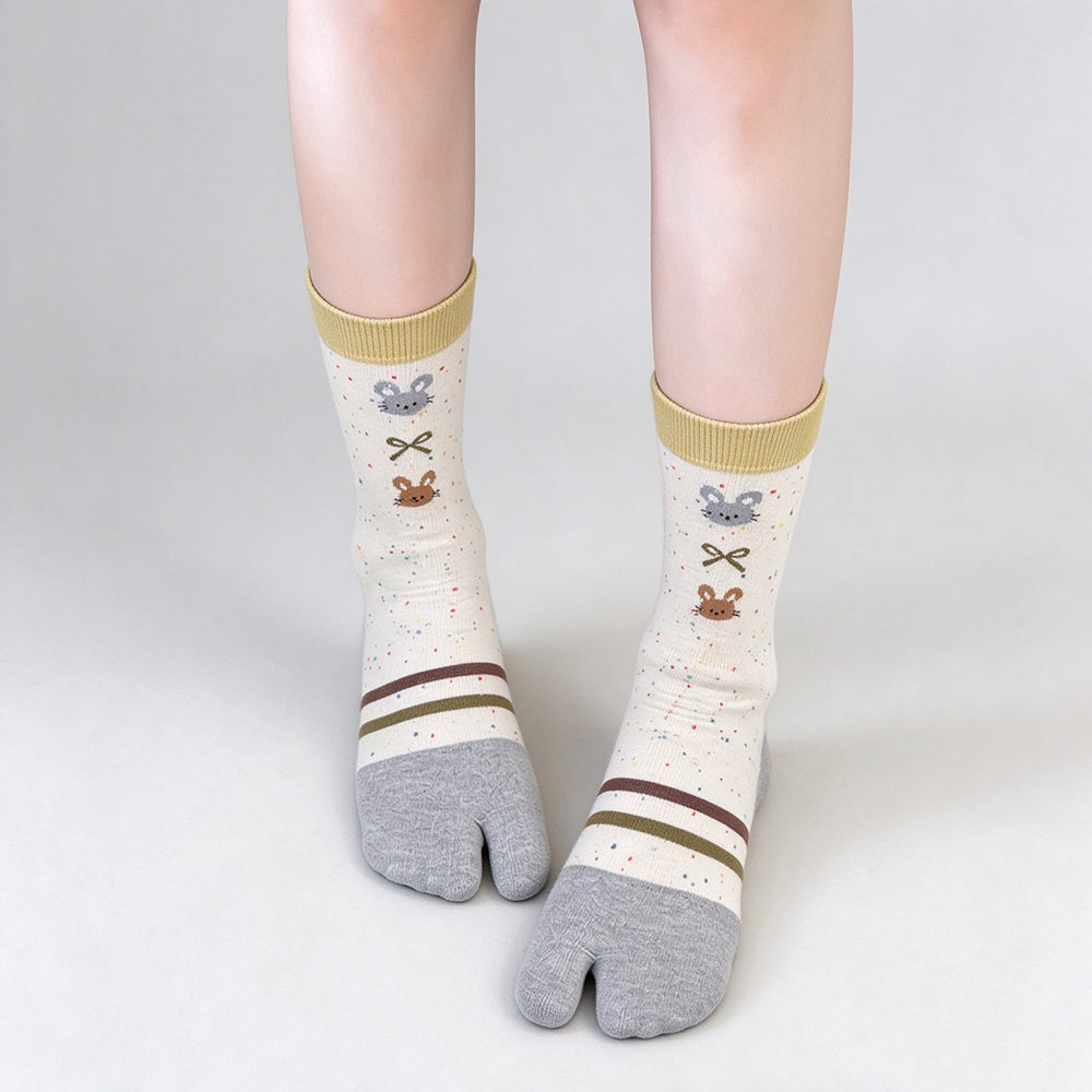 Split Toe Tabi Socks - DippedShop Wholesale - #9827