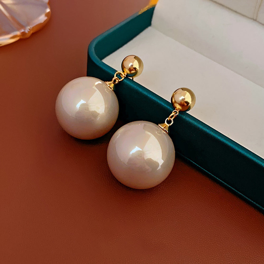 Minimalist Gold Plated Pearl Pendant Choker Necklace 6W6JNC975