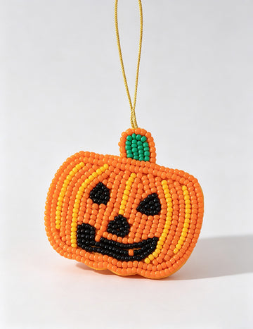 Funny Handmade Beaded Pumpkin Pendant Bag Charm 6W10BBC788