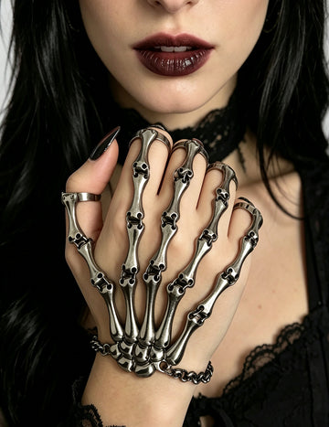 Gothic Skeleton Claw Bracelet - DippedShop Wholesale - #0627