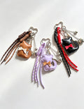 Creative Cat Pendant Rope Braided Bag Charm 6W10BBC369