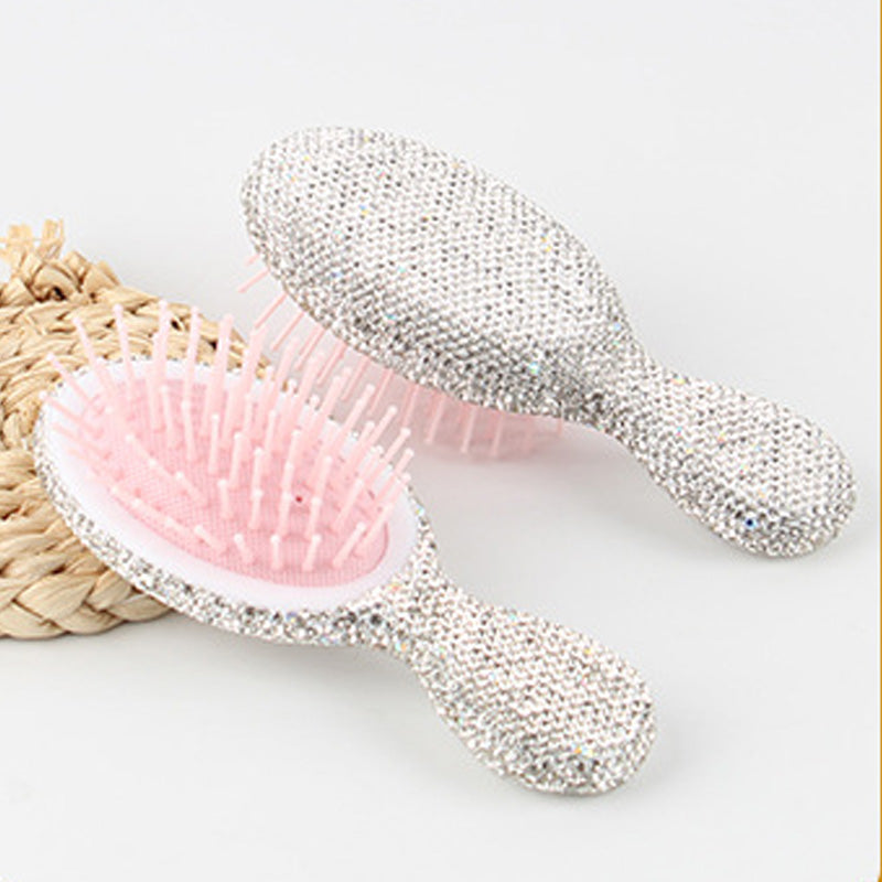 Mini Rhinestone Portable Cushion Hair Comb 6C5CB162