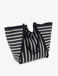 Minimalist Color Block Striped Shoulder Bag 6W10BBG1934