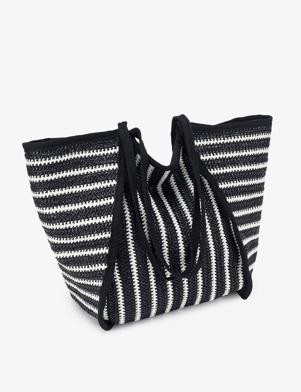 Minimalist Color Block Striped Shoulder Bag 6W10BBG1934