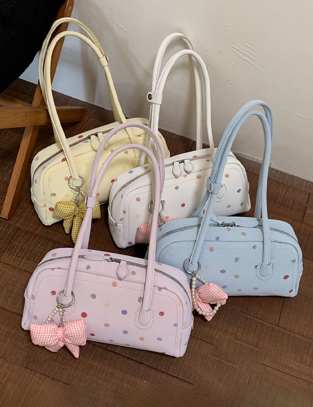 Polka Dot Underarm Bag - DippedShop Wholesale - #6291