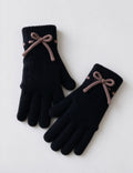 Bowknot Knit Touch Screen Gloves - DippedShop Wholesale - #3011