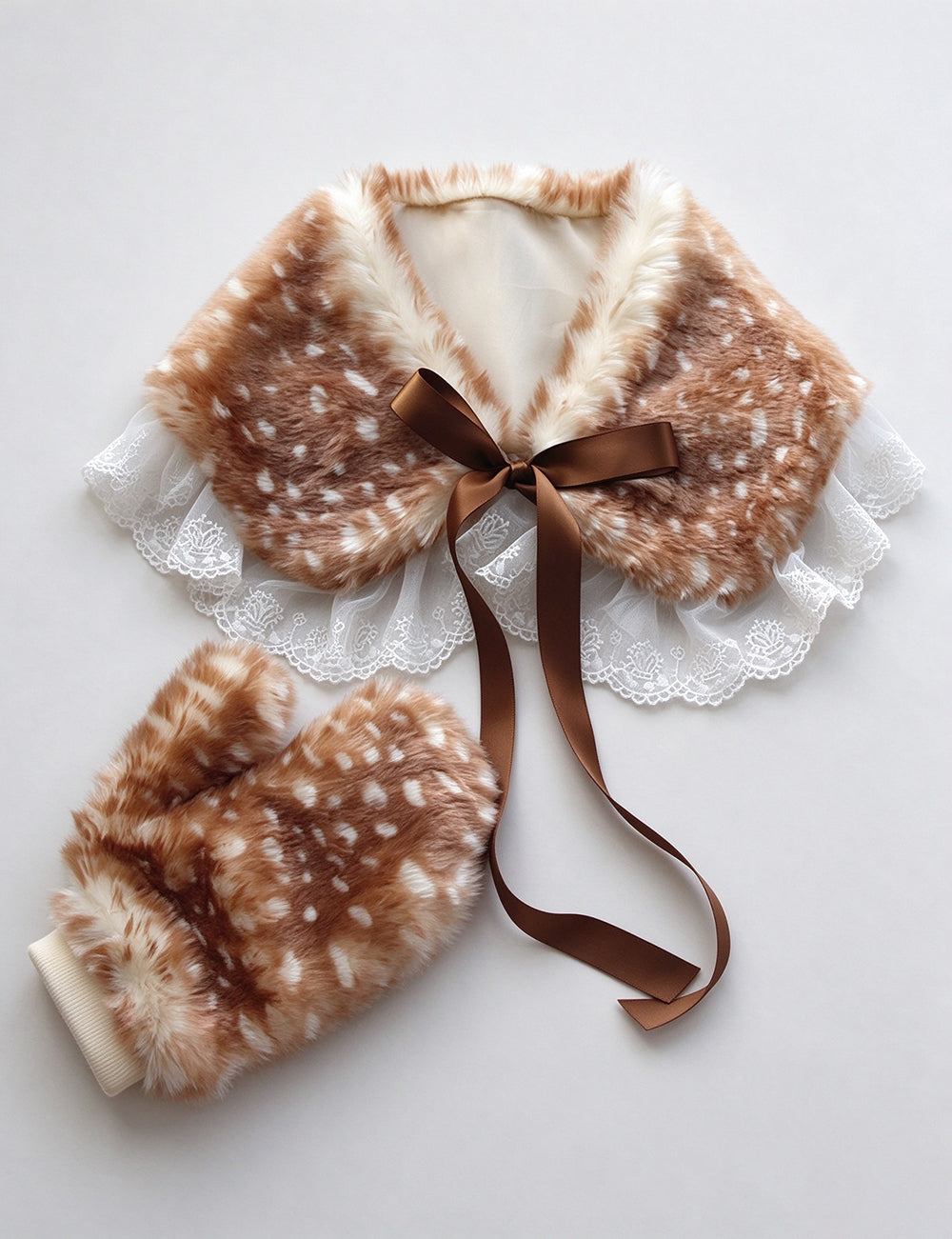 Fuzzy Plush Winter Gloves - DippedShop Wholesale - #2515