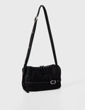 Simple Solid Color Nylon Crossbody Bag 6W10BBG1365