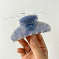 Stylish Rhinestone Shell Acetate Hair Claw 6W6HCP1662