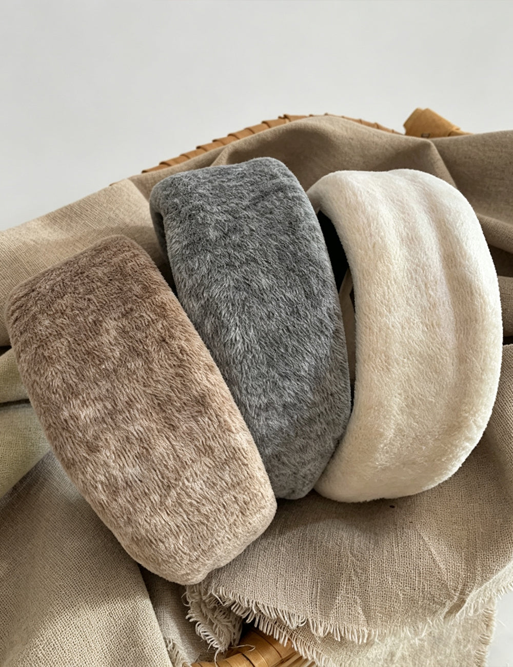 Plush Wide Headband - DippedShop Wholesale - #8707