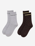 Polka Dot Crew Socks - DippedShop Wholesale - #1171