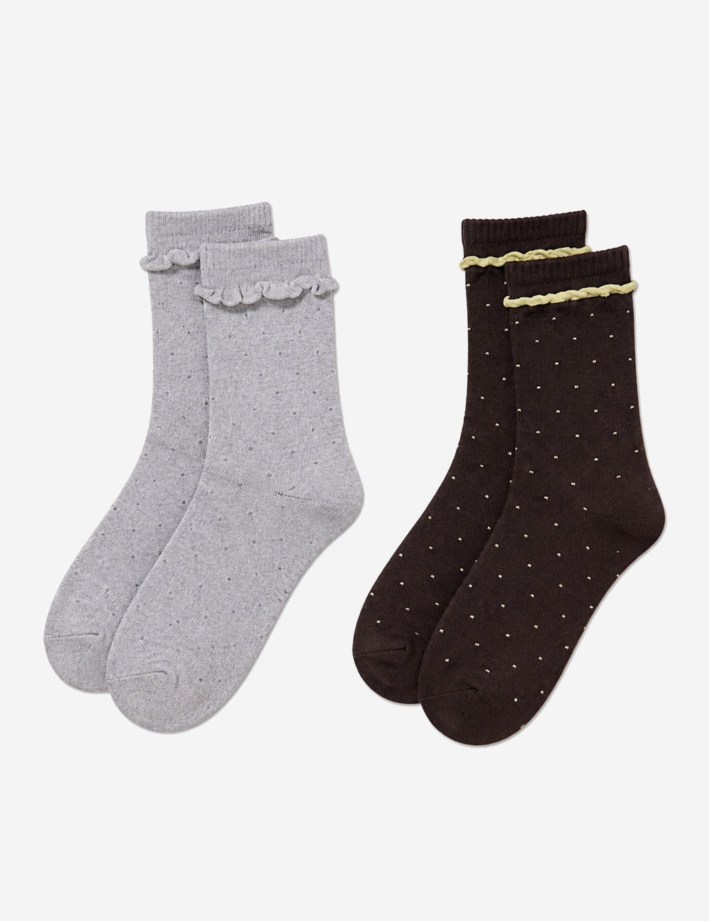 Polka Dot Crew Socks - DippedShop Wholesale - #1171