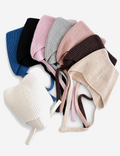 Simple Solid Color Cat Ears Earflap Knit Beanie 6W6HAT635