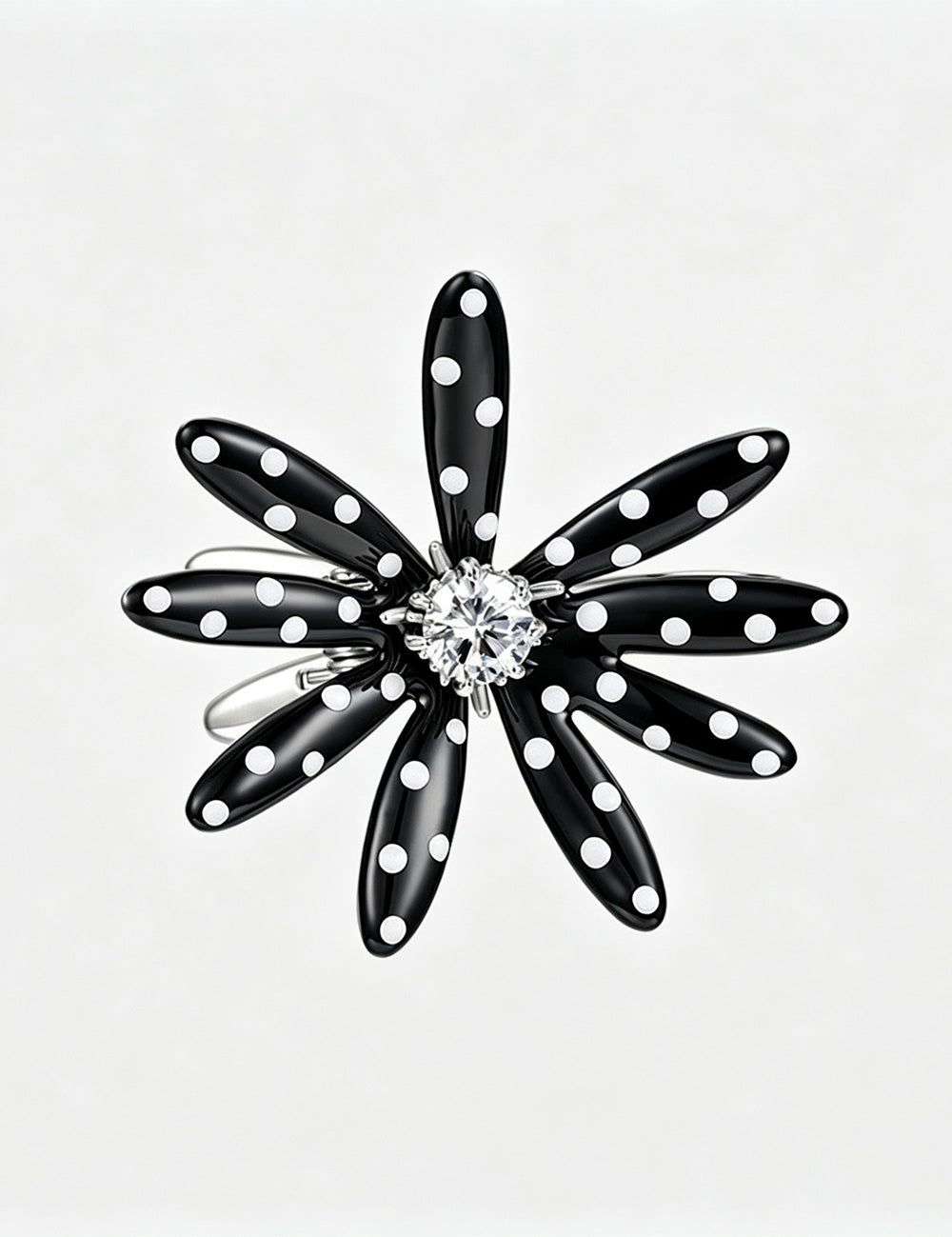 Rhinestone Daisy Hair Clips - DippedShop Wholesale - #3715