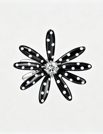 Stylish 3D Rhinestones Daisy Hair Clips 6W6HCP1227