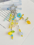 Stylish Beaded Chain Tassel Lemon Bag Charm 6W10BBC381