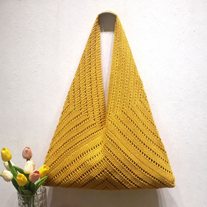 Trendy Hollow Out Solid Color Tote Bag 6W10BBG1778