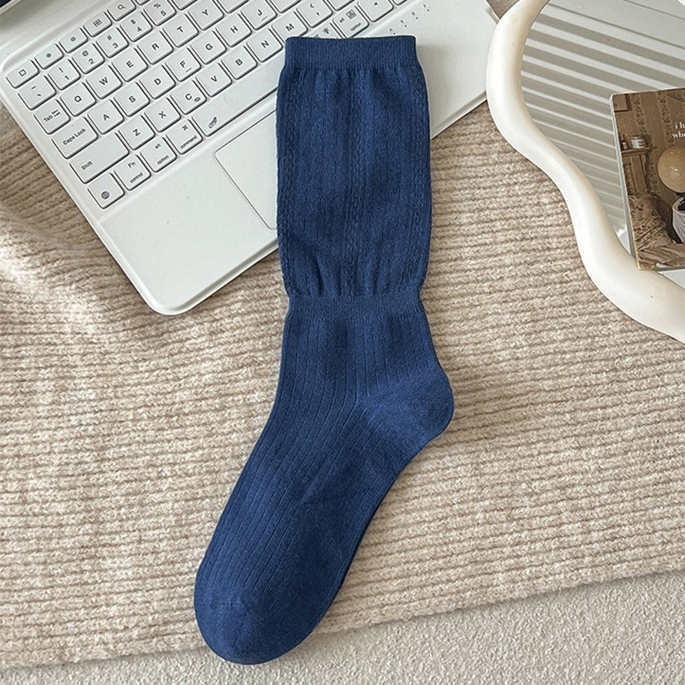 Solid Color Elastic Socks - DippedShop Wholesale - #5187