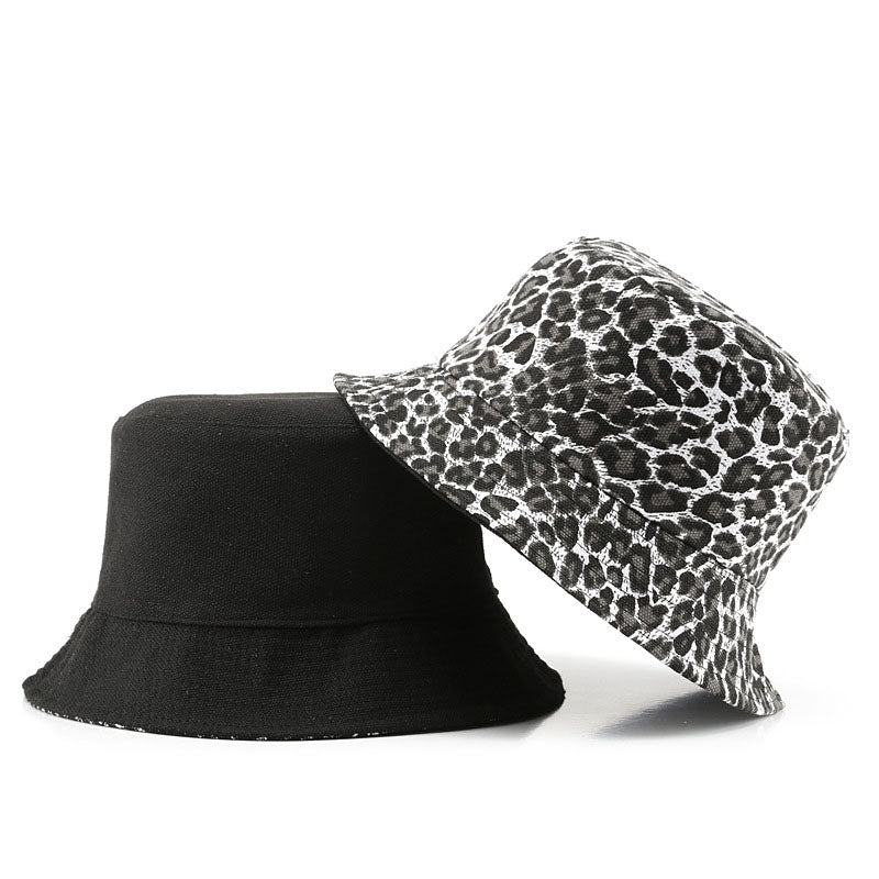 Reversible Leopard Bucket Hat - DippedShop Wholesale - #7507