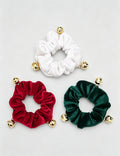 Velvet Christmas Hair Scrunchies - DippedShop Wholesale - #1539