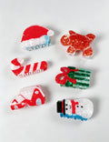 Cute Cartoon Christmas Gingerbread Hair Claw 6W6HCP1614
