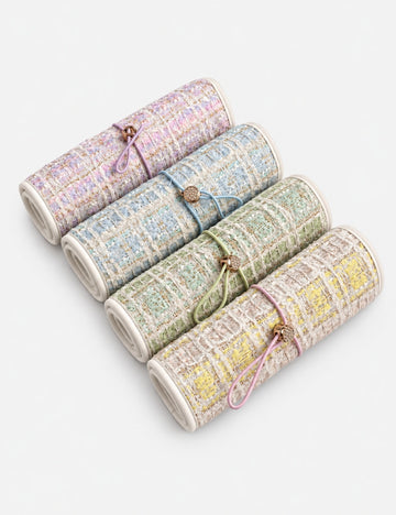 Elegant Roll-Up Large Capacity Jewelry Organizer 6W13HSJ114
