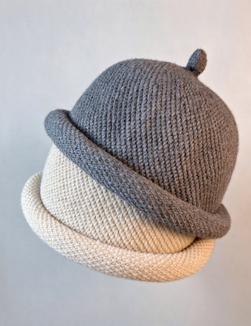 Rolled Cuff Knit Beanie - DippedShop Wholesale - #4739