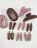 Simple Polka Dots Acetate Hair Claw Clip MK2PPIM6W6HCP1268