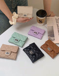 Chic Quilted Diamond Shell Coin Purse Wallet 6S10BWB128