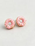 Sweet Gold Plated Doughnut Shape Stud Earring 6W6JER561
